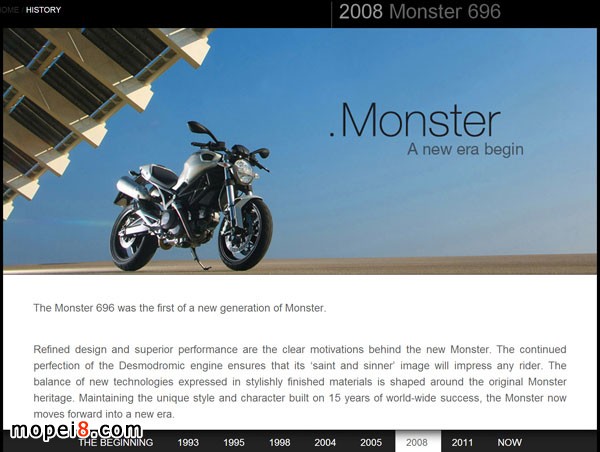 2008 MONSTER 696